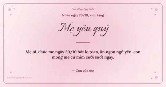 Thiệp ngày 20/10 cho mẹ: Trái tim hồng và chấm nhỏ trên nền hồng phấn nước