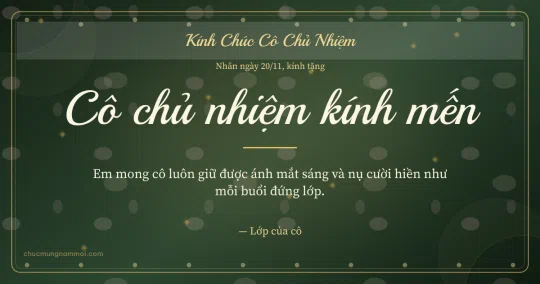 Thiệp cho cô chủ nhiệm: Hạt chấm ngày 20/11, kiểu 5