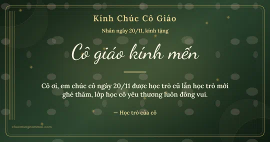 Thiệp cho cô giáo: Sọc dọc ngày 20/11, kiểu 37