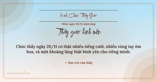 Thiệp ngày 20/11 cho thầy giáo: Bình minh rạng rỡ, kiểu 29