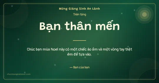Thiệp Giáng sinh cho bạn bè: Tuyết rơi đêm Noel trên nền xanh ngọc