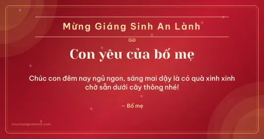 Thiệp Giáng sinh cho con: Vòng đồng tâm đêm Noel
