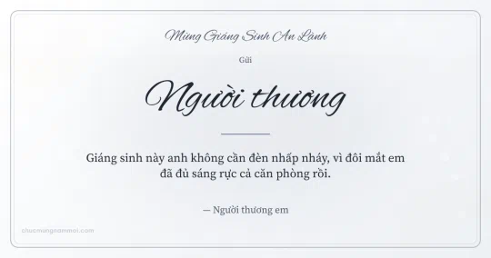 Thiệp Giáng sinh cho người yêu: Tuyết rơi đêm Noel trên nền trắng ánh bạc