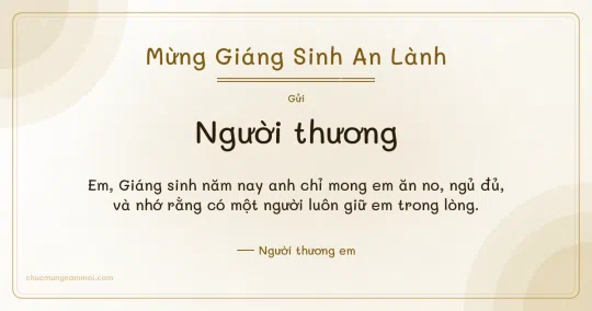 Thiệp Giáng sinh cho người yêu: Tuyết rơi đêm Noel trên nền trắng vàng kim