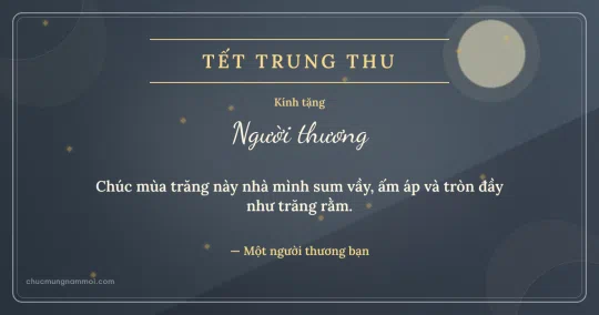 Thiệp Trung thu: Đêm hội trăng
