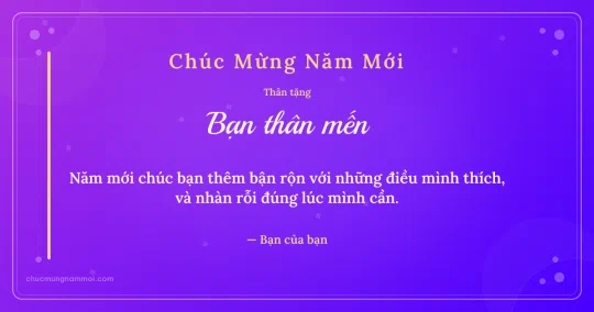 Thiệp cho bạn bè: Sao băng chào năm mới trên nền tím thạch anh