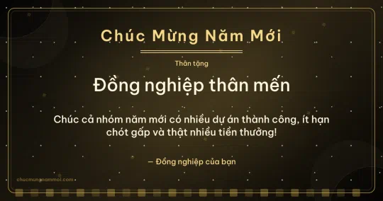 Thiệp năm mới cho đồng nghiệp: Sao băng và ô vuông nhỏ