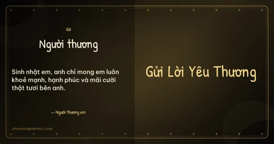 Thiệp cá nhân cho người yêu: Chấm tròn trên nền đen ánh kim