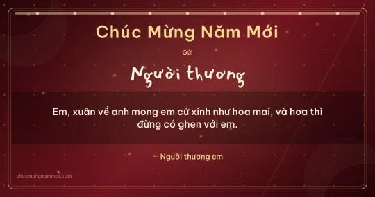 Thiệp Tết cho người yêu: Sơn son dịu dàng