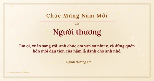 Thiệp Tết cho người yêu: Ngà chữ son trang nhã