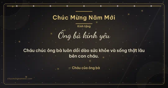 Thiệp Tết cho ông bà: Kim tuyến và chuỗi chấm đón xuân