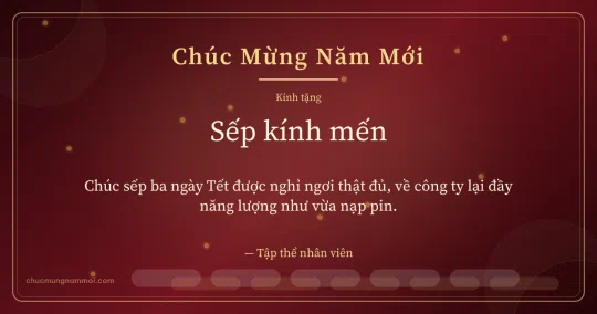 Thiệp Tết cho sếp: Sóng nước và mai vàng