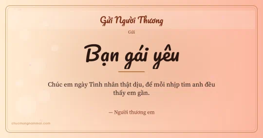 Thiệp ngày Tình nhân cho bạn gái: Trái tim hồng ngày lễ tình nhân trên nền đào chín