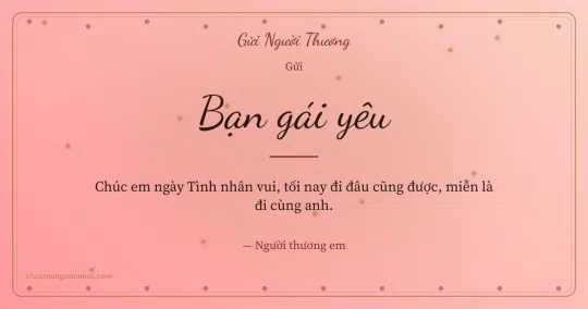Thiệp ngày Tình nhân cho bạn gái: Kim tuyến ngày lễ tình nhân