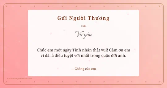 Thiệp ngày Tình nhân cho vợ: Trái tim hồng và chấm tròn